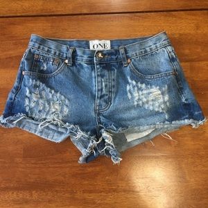 One teaspoon cut-off shorts